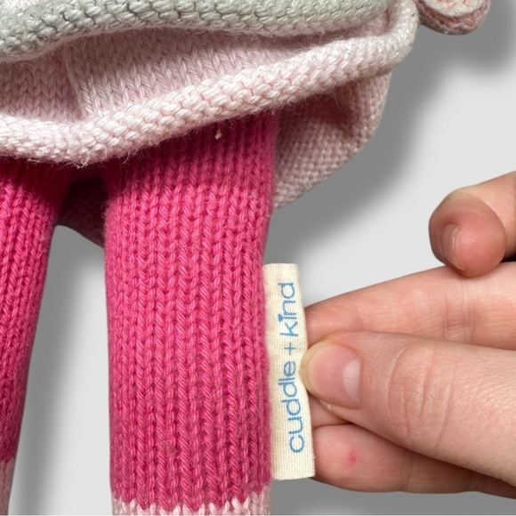 Cuddle and Kind Chole The Bunny Doll Little 13” Handmade Knit - Picture 4 of 10